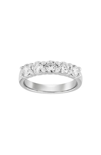 Frankie & Zoe Lab Grown Diamond Band Ring In Gold