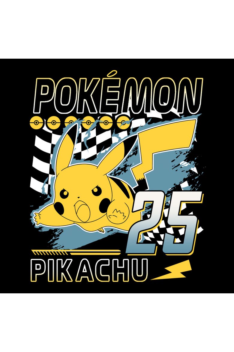 Boy's Pokemon Pikachu 25  Graphic T-Shirt, Alternate, color, Black