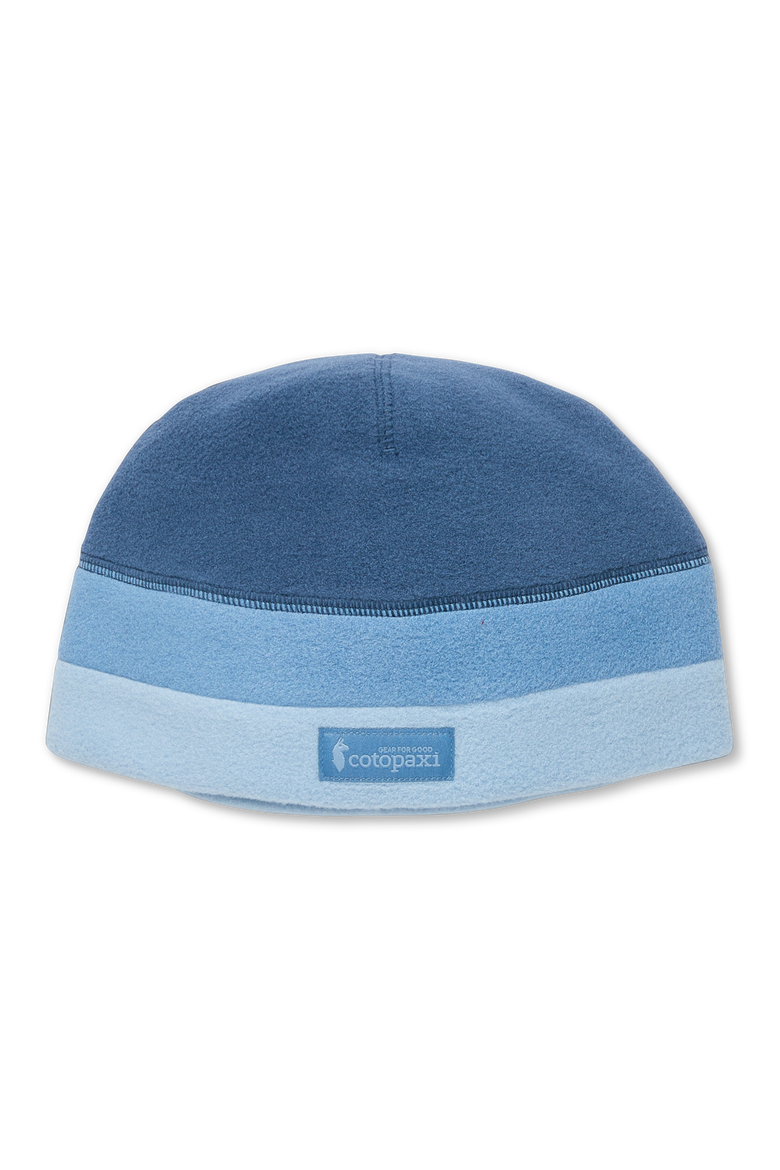 Teca Fleece Beanie, Main, color, Deep Sea Stripes