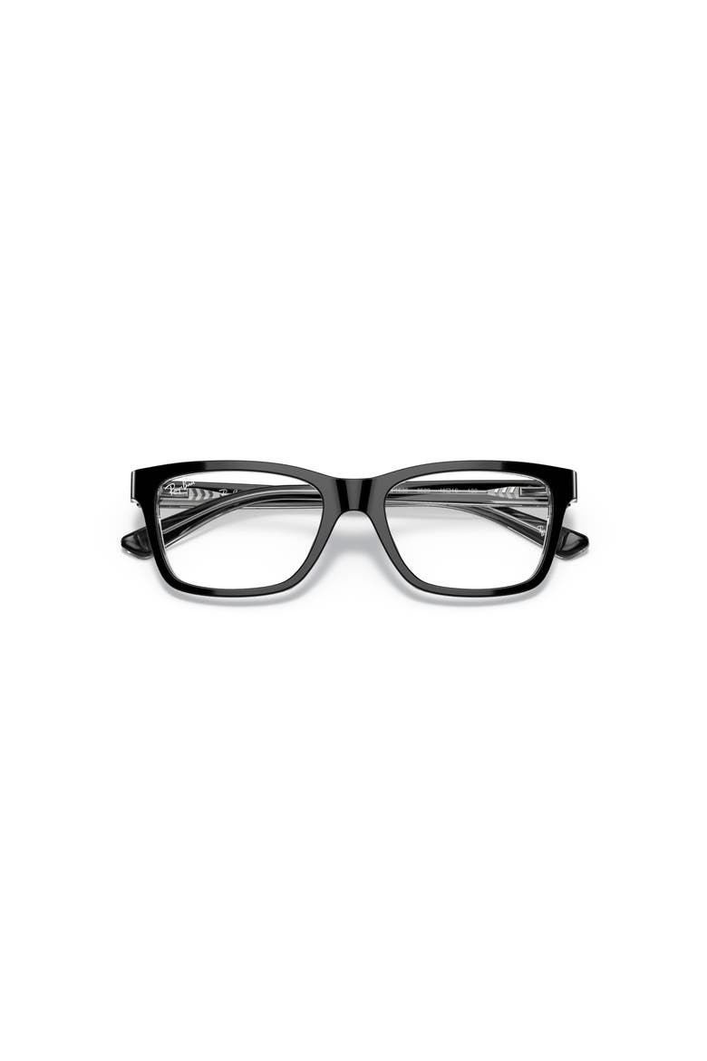48mm Square optical glasses, Alternate, color, Black