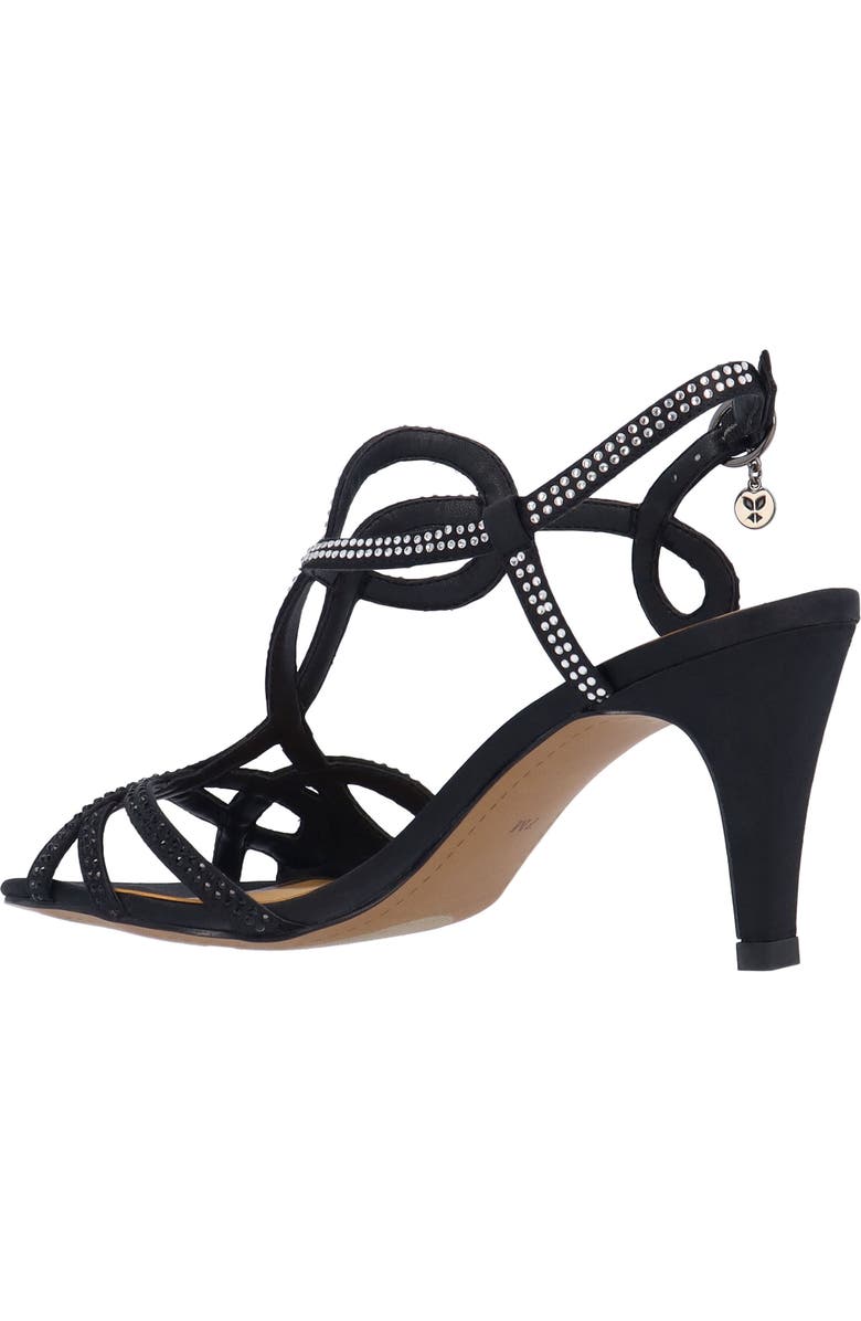 J. Reneé Lulah Slingback Sandal, Alternate, color, Black/ Black/ Clear