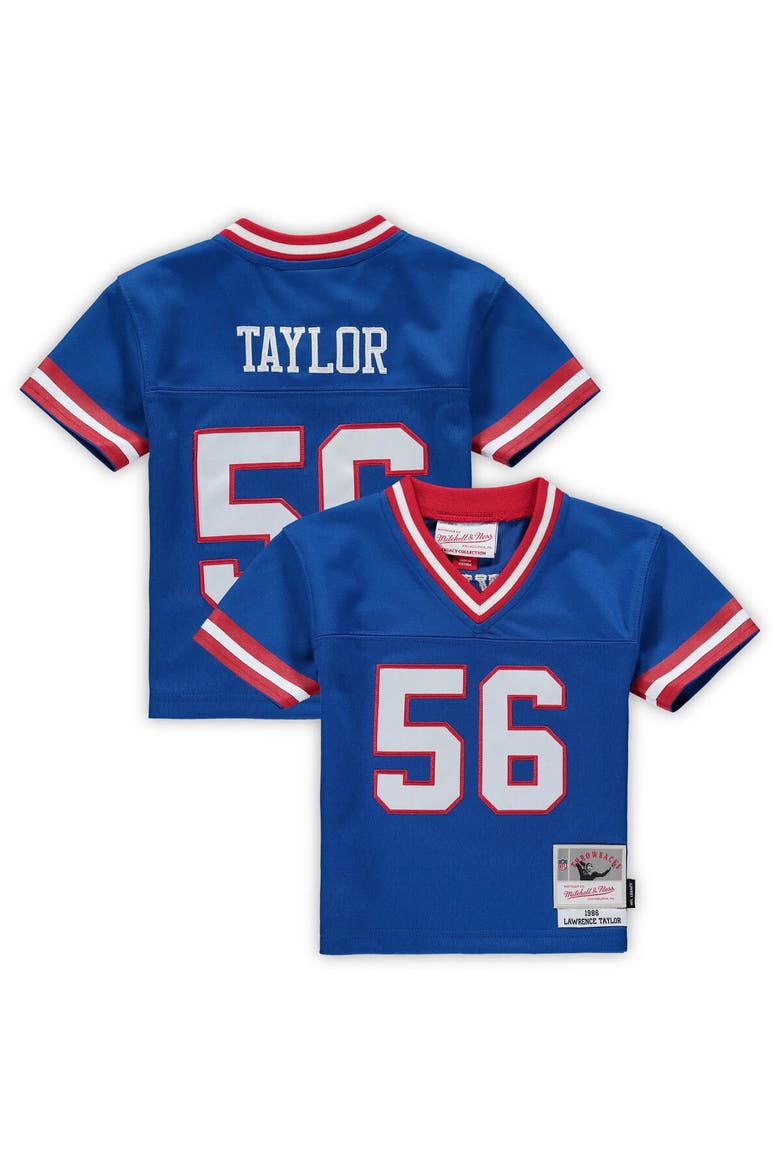 Infant Mitchell & Ness Lawrence Taylor Royal New York Giants 1986 Retired Legacy Jersey, Main, color, Royal