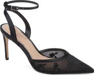 Jewel Badgley Mischka Zaida Ankle Strap Pointed Toe Pump