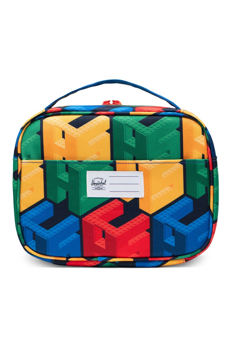 Kids' Pop Quiz Lunch Box, Alternate, color, HSC LEGO MONOGRAM MULTICOLOUR