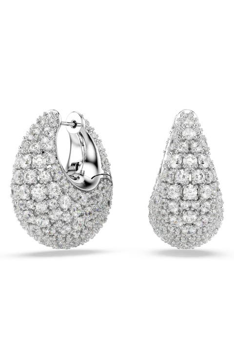 Sublima Crystal Hoop Earrings