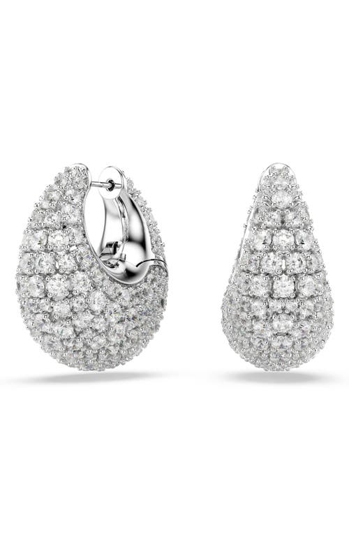 Swarovski Sublima Crystal Hoop Earrings In Multi