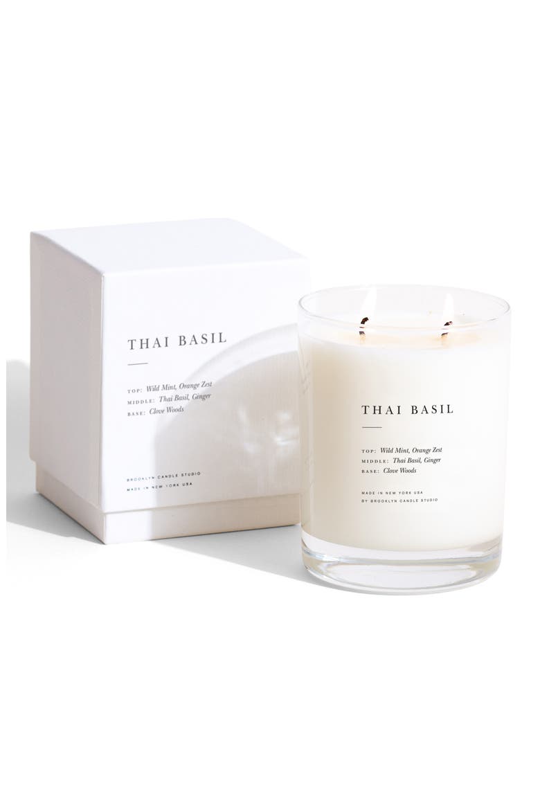 Thai Basil 2-Wick Candle, Alternate, color, THAI BASIL