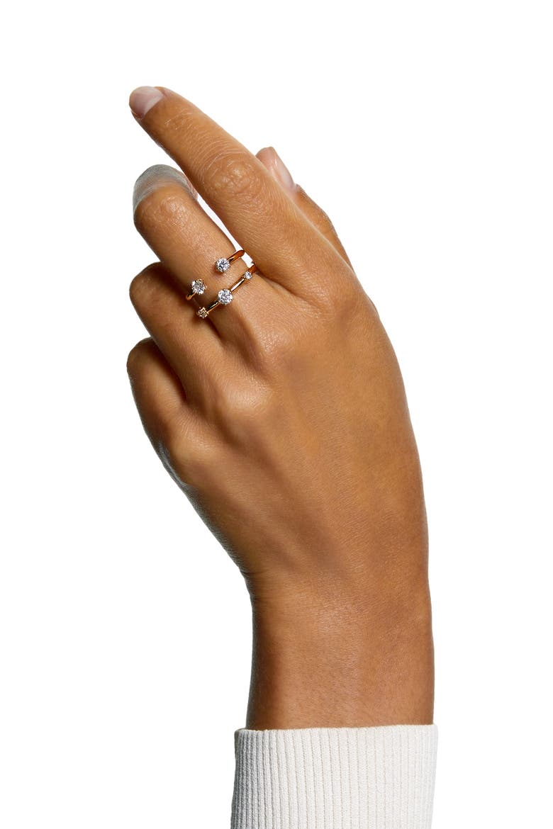 Set of 2 Constella Rings, Alternate, color, WHITE