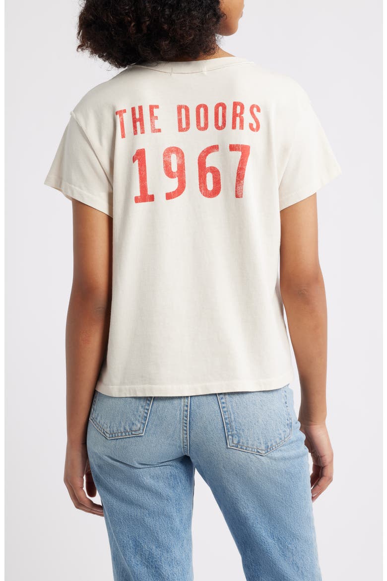 The Doors Light My Fire Cotton Graphic T-Shirt, Alternate, color, DIRTY WHITE
