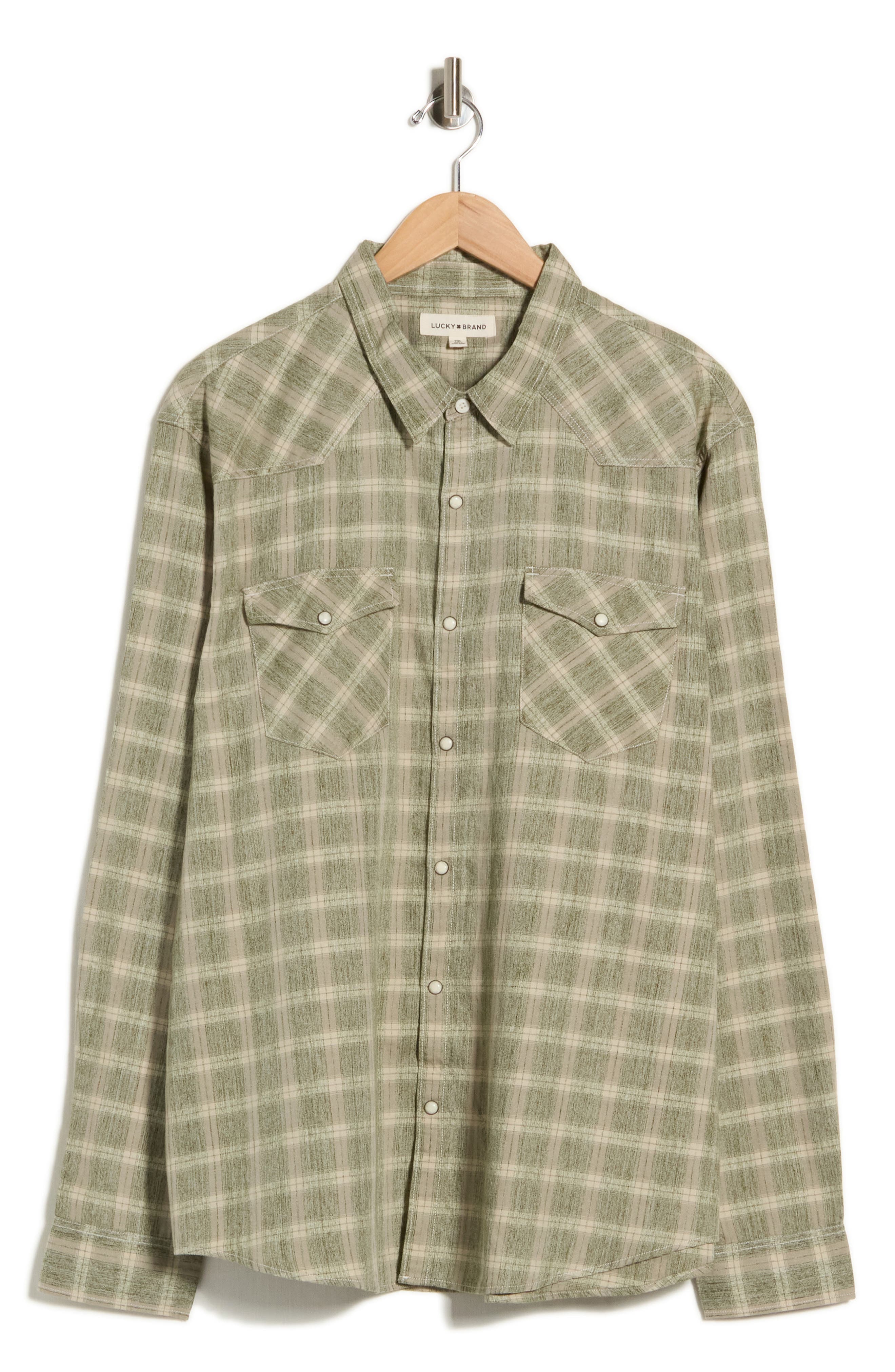 Long Sleeve Plaid Western Shirt