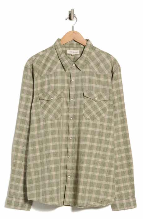 Long Sleeve Plaid Western Shirt