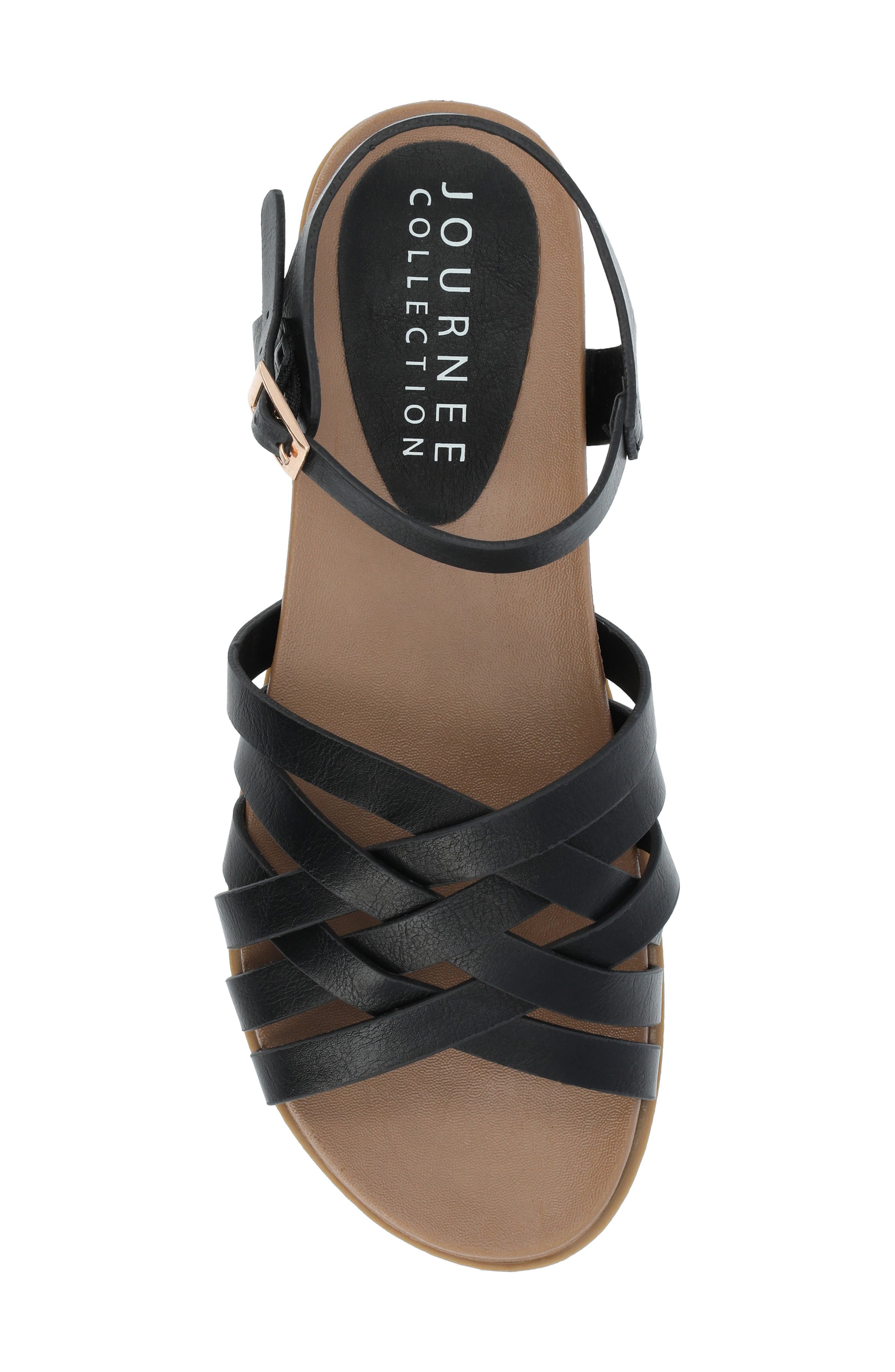 Journee Collection Kimmie Ankle Strap Sandal, Alternate, color, 