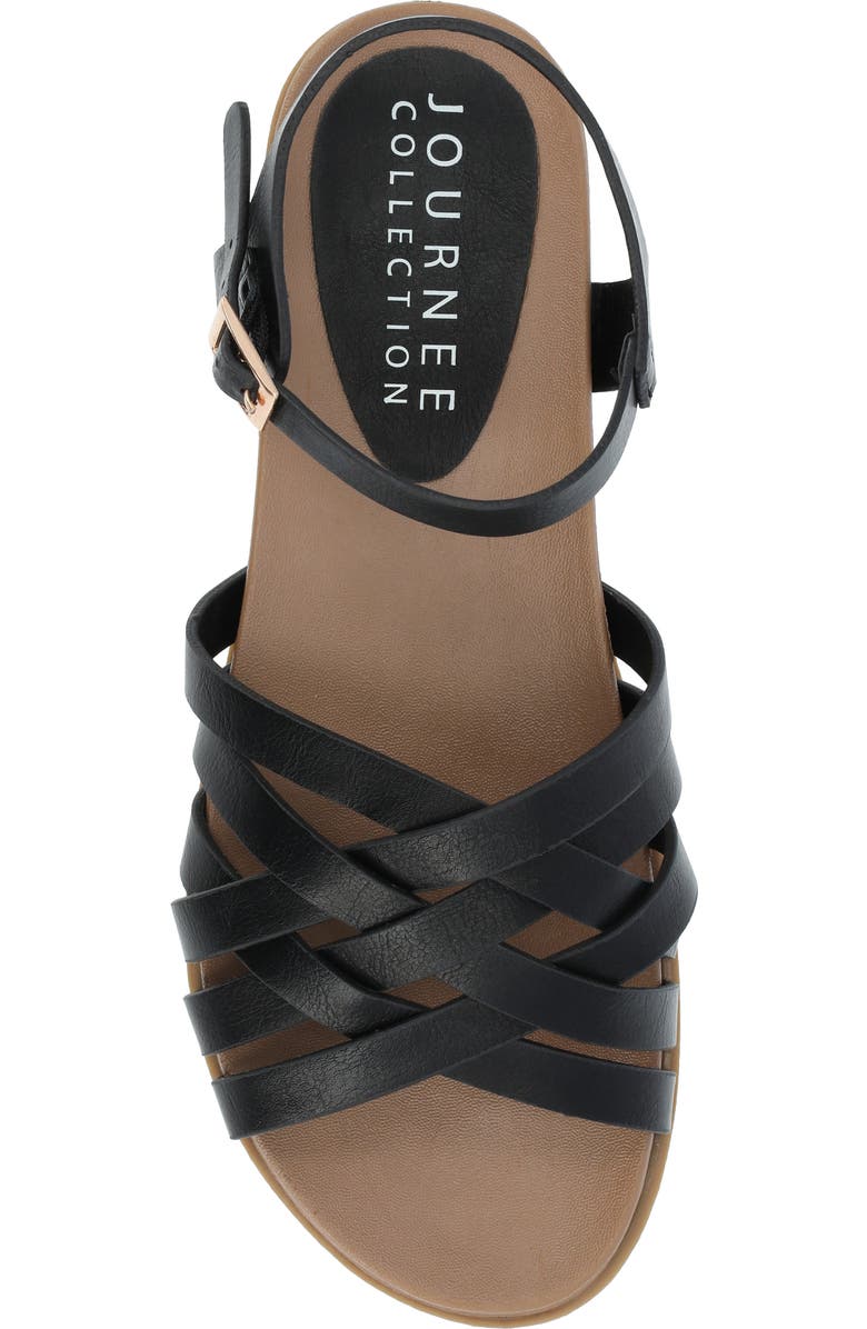 Journee Collection Kimmie Ankle Strap Sandal, Alternate, color,