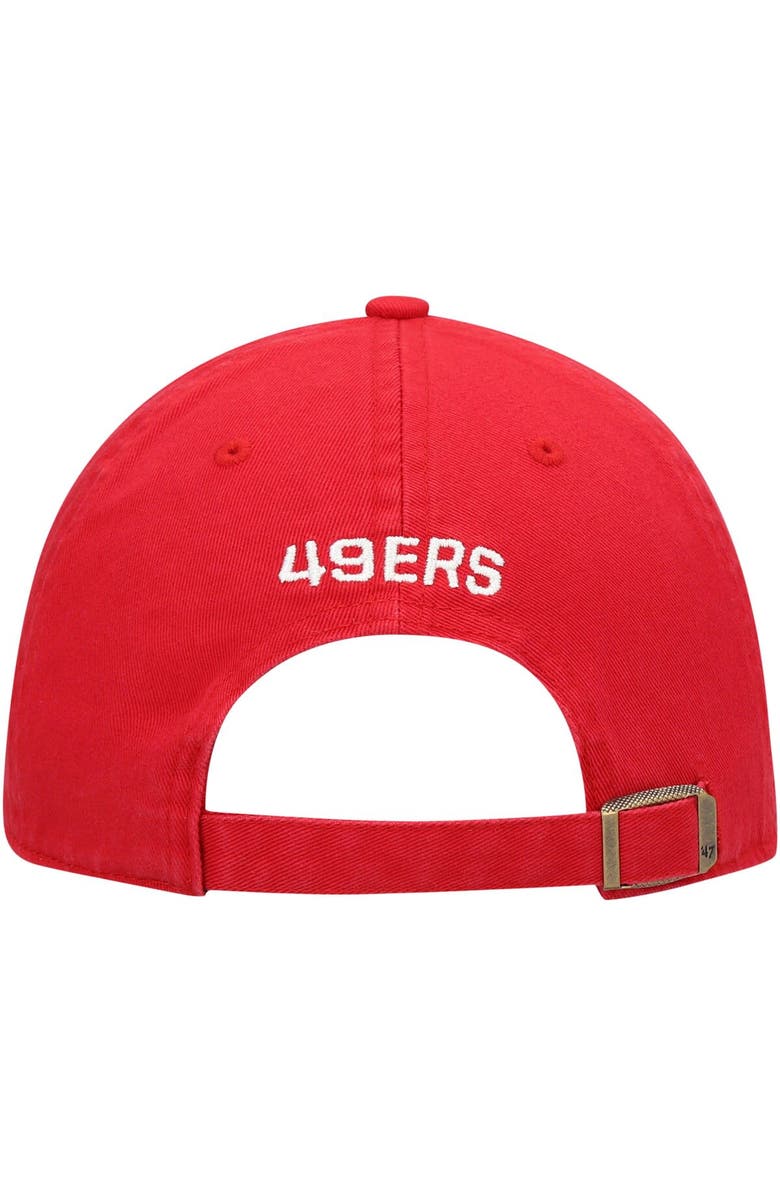 '47 Women's '47 Scarlet San Francisco 49ers Finley Clean Up Adjustable Hat, Alternate, color,