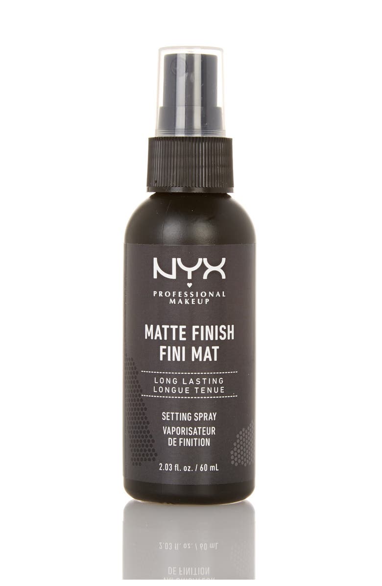 NYX PROFESSIONAL MAKEUP Matte Finish Fini Mat Makeup Setting Spray, Main, color,