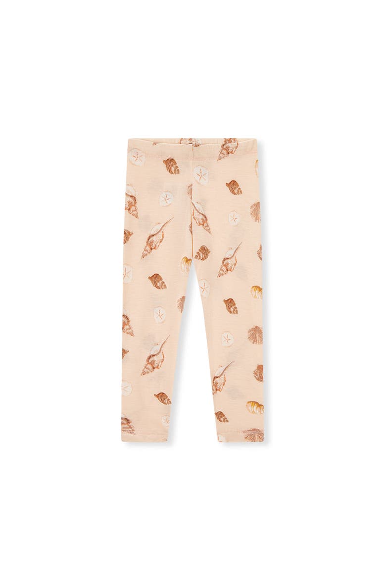 Dress and Legging Set, Alternate, color, Seashells