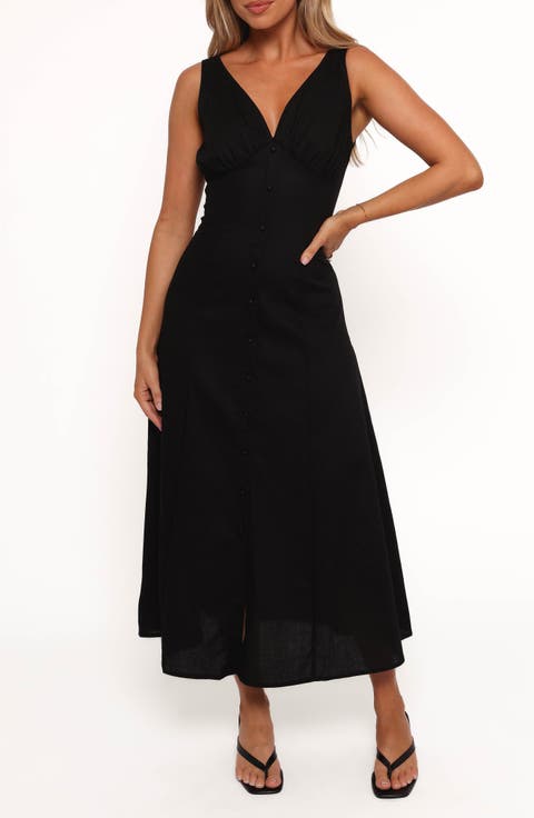Barbara Buttoned Maxi Dress