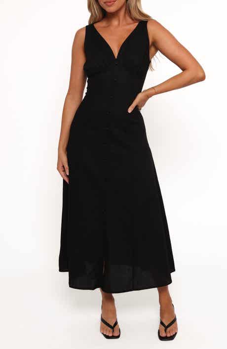 Petal & Pup Barbara Buttoned Maxi Dress