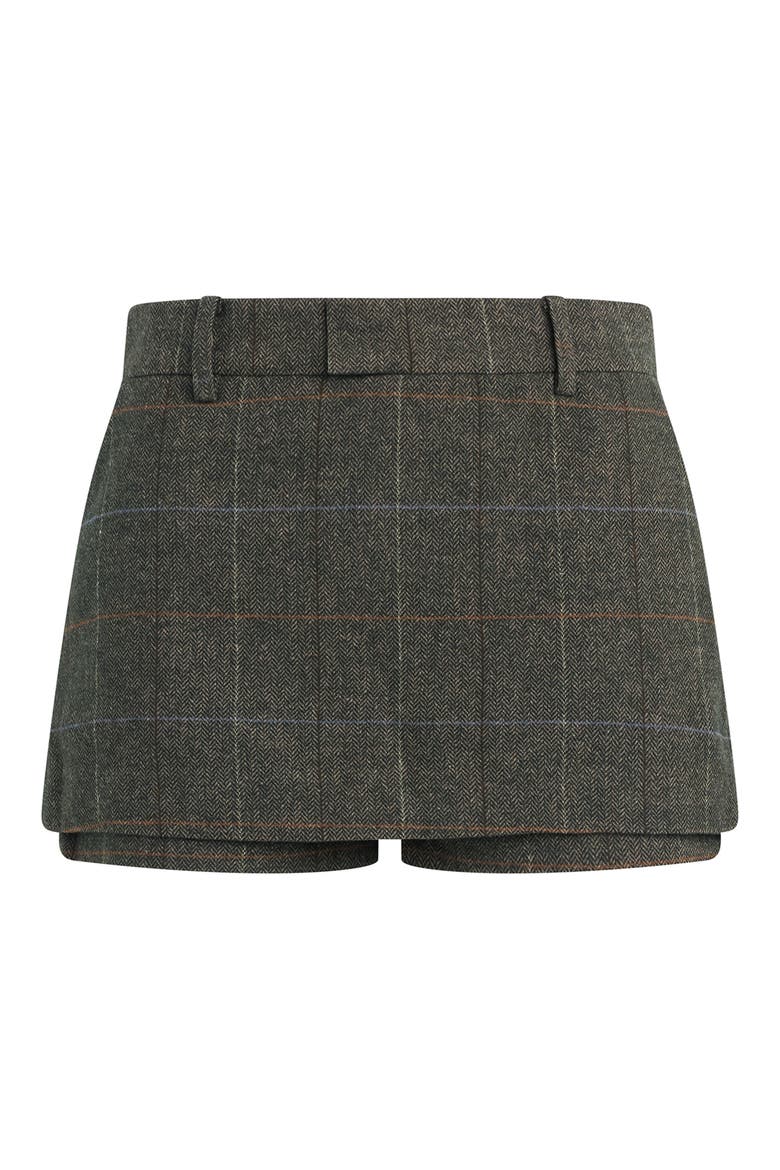 The Spencer Skort, Alternate, color, MOCHA PLAID