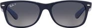Ray-Ban 55mm Gradient Polarized Square Sunglasses