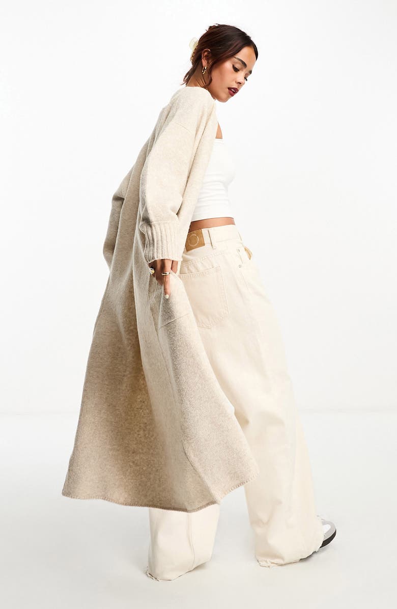 ASOS DESIGN Cardigan Duster, Alternate, color, 