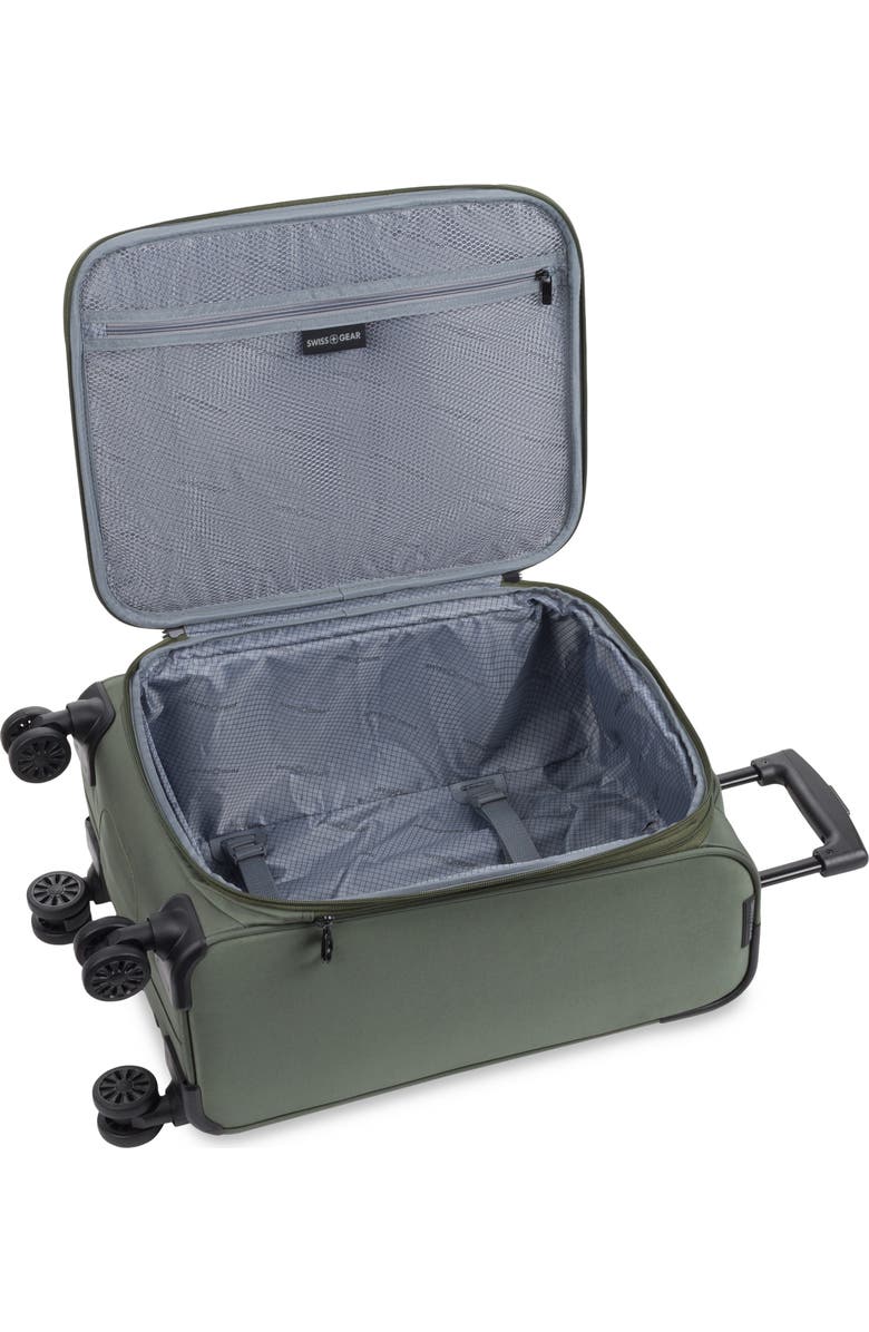 SWISSGEAR 19-Inch Softside Carry-On Luggage, Alternate, color, Olive Green
