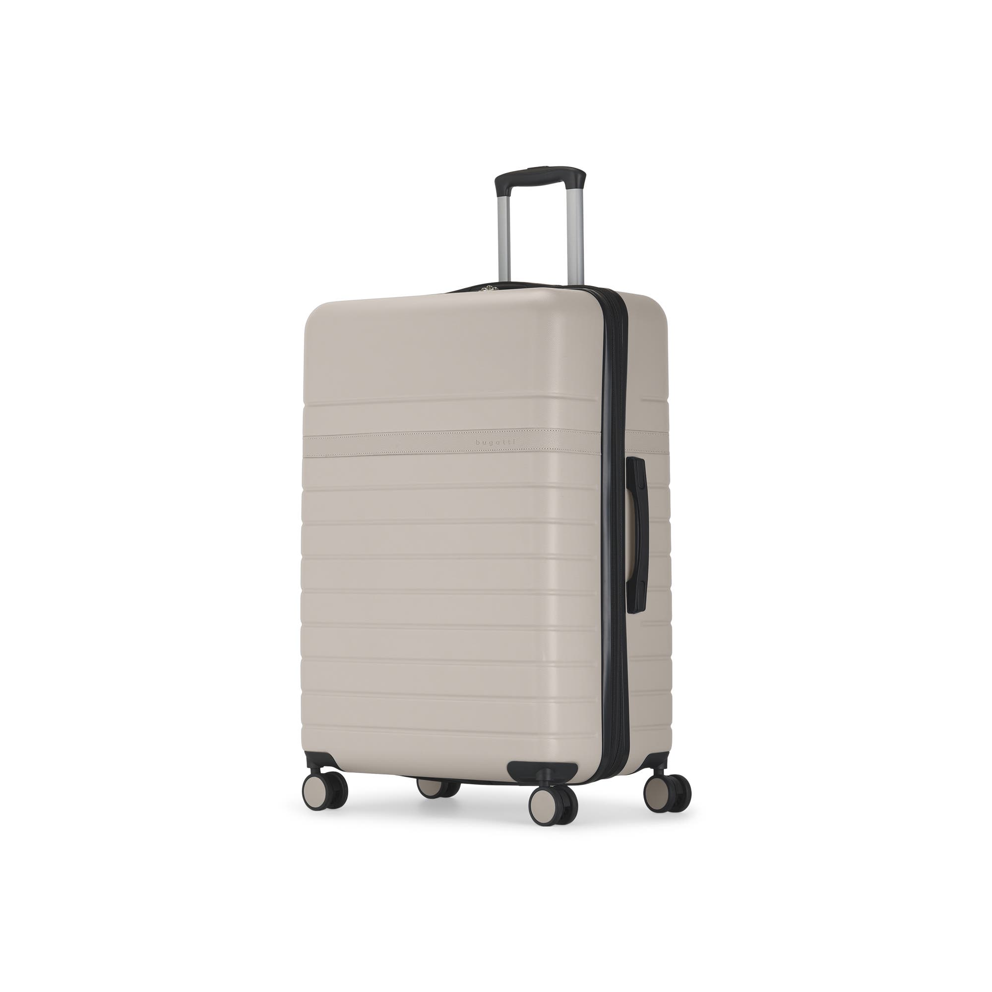 bugatti Lisbon Hardside Check-In Large Luggage with Expansion, Alternate, color, Latte