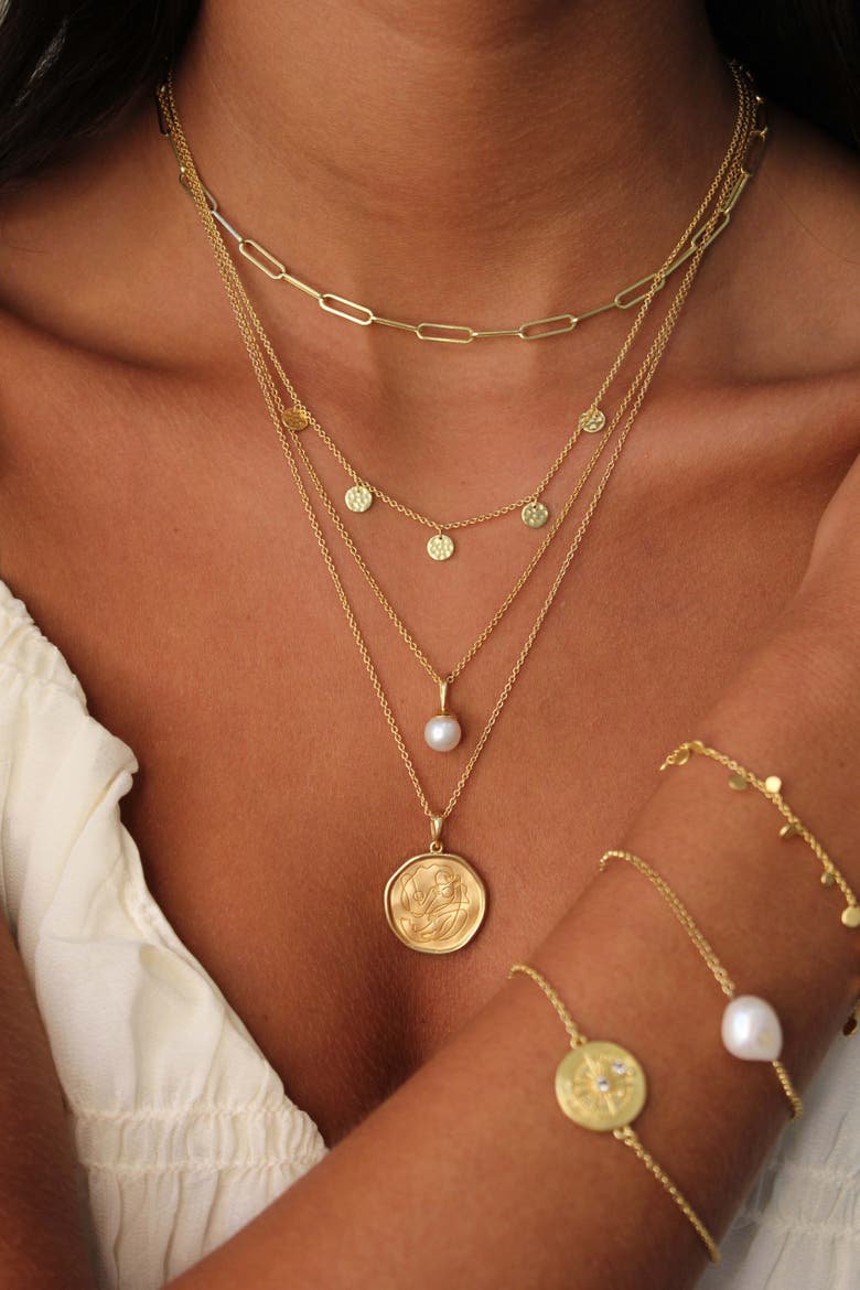Motherhood Necklace, Alternate, color, Yellow Gold