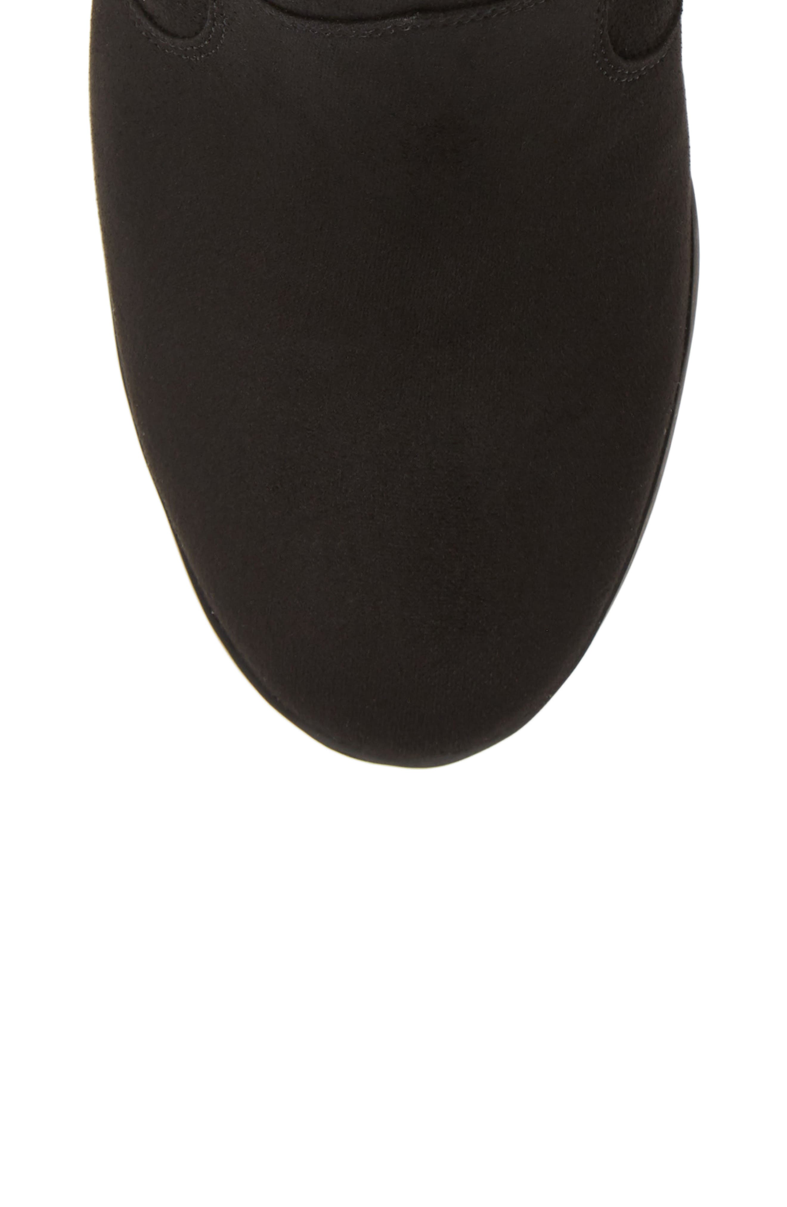Nolly Bootie, Alternate, color, BLACK FAUX SUEDE