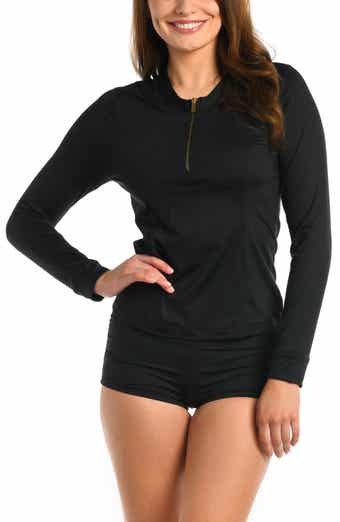 La Blanca Island Goddess Half-Zip Rashguard