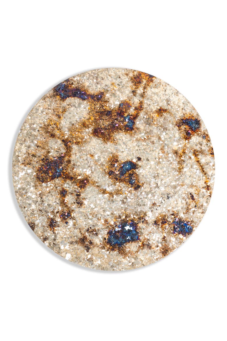 Celestial Gilded Resin Charger, Main, color, GOLD