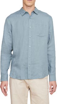 Vince Linen Button-Up Shirt
