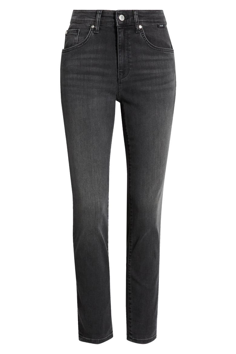 Kathleen Mid Waist Slim Boyfriend Jeans, Alternate, color, SMOKE BRUSHED FEATHER BLUE