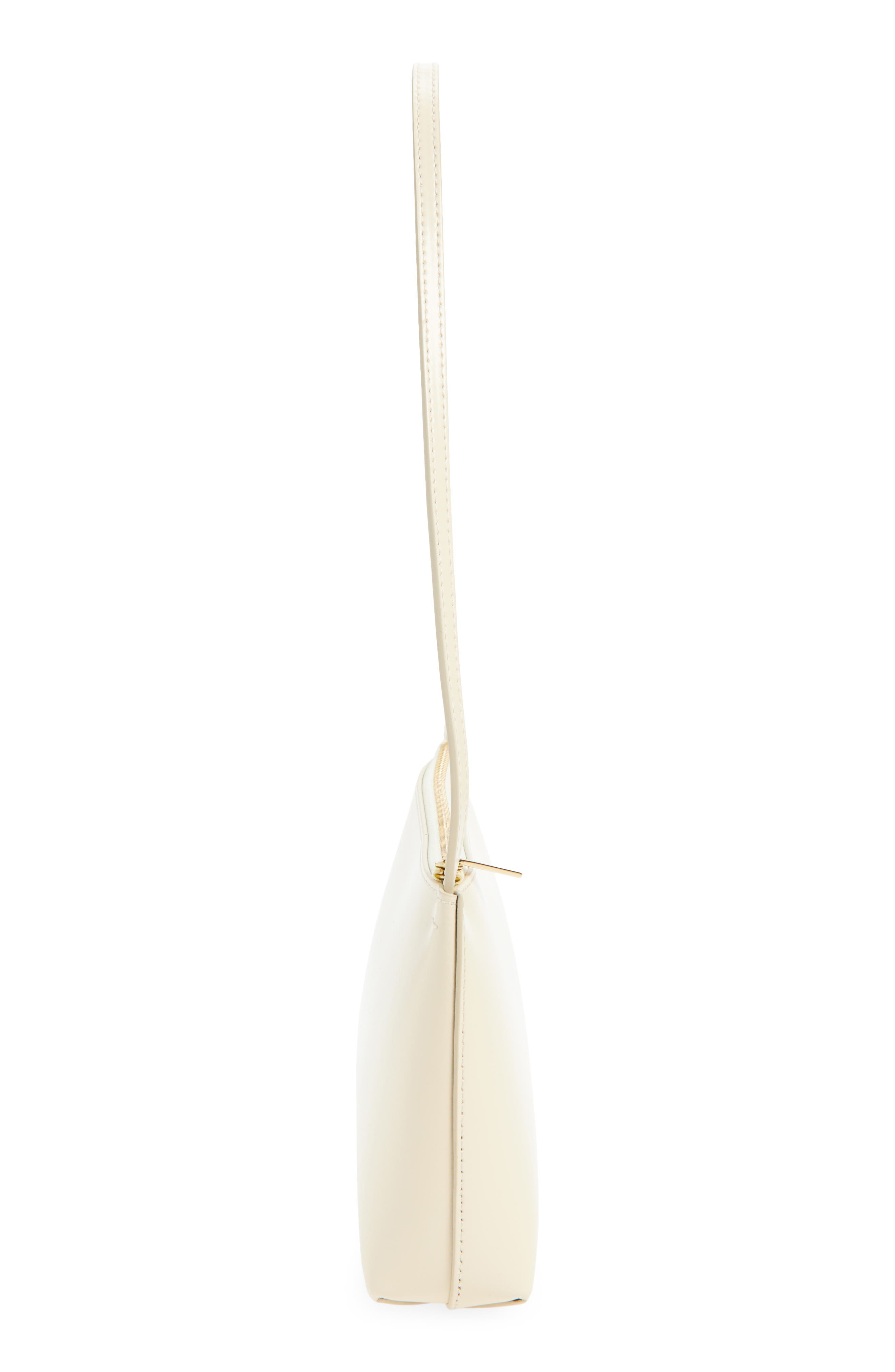 Gaia Leather Shoulder Bag, Alternate, color, CREMMA