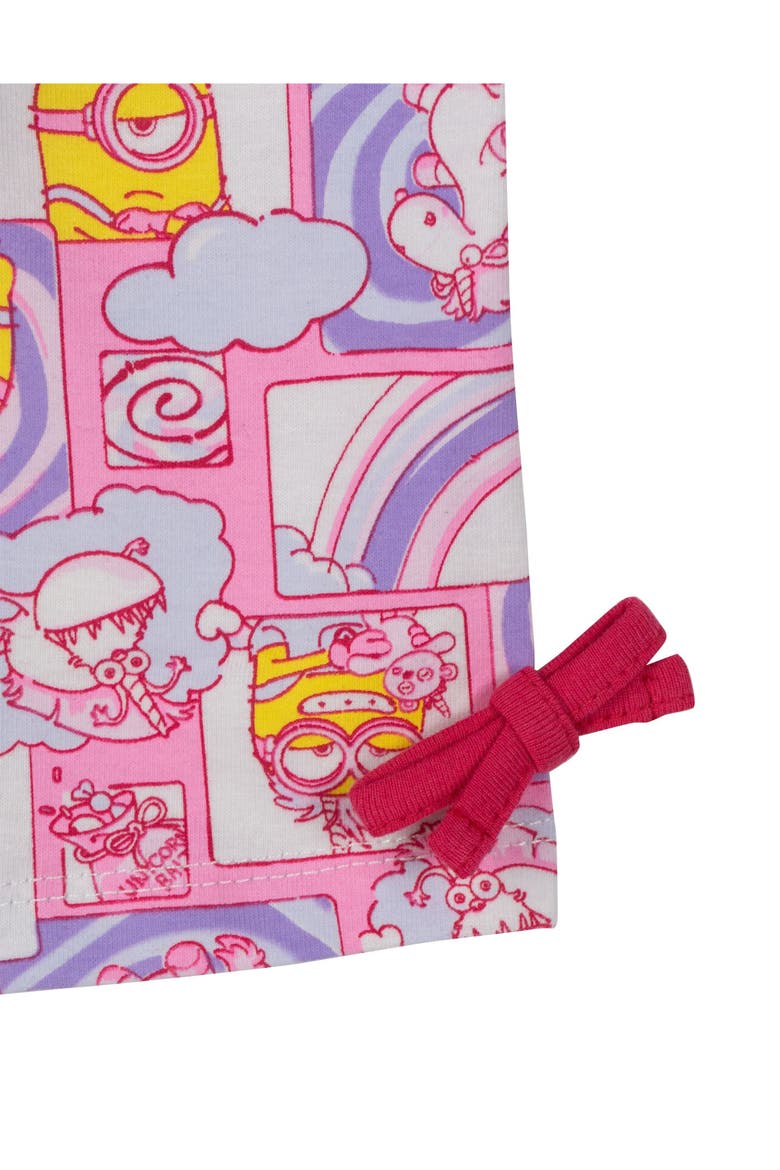 2-Piece T-Shirt and Leggings Set, Alternate, color, Minions Lavender Pink
