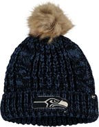 '47 Women's '47 College Navy Seattle Seahawks Team Color Meeko Cuffed Knit Hat