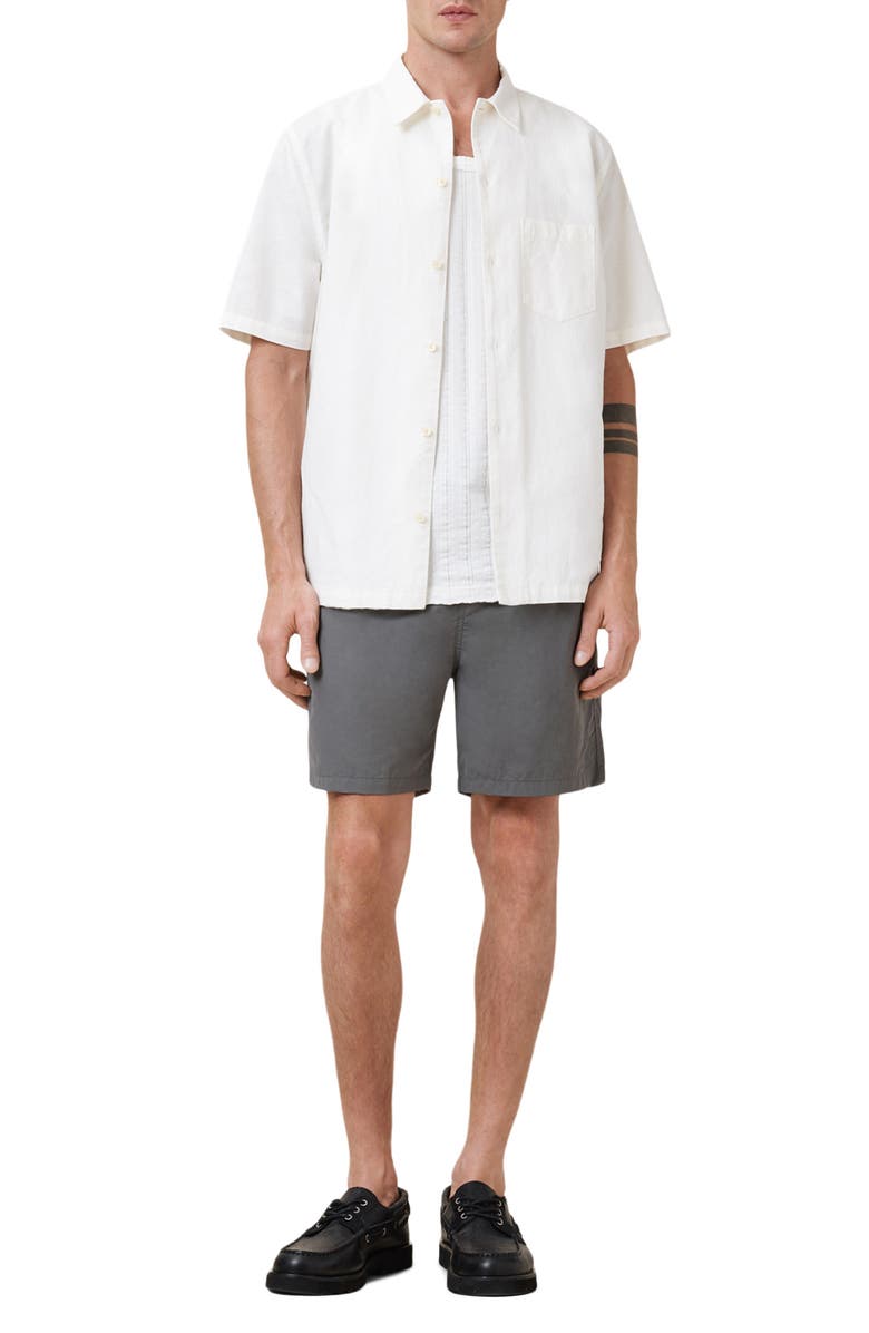 AllSaints Haven Swim Trunks, Alternate, color, Pillar Grey