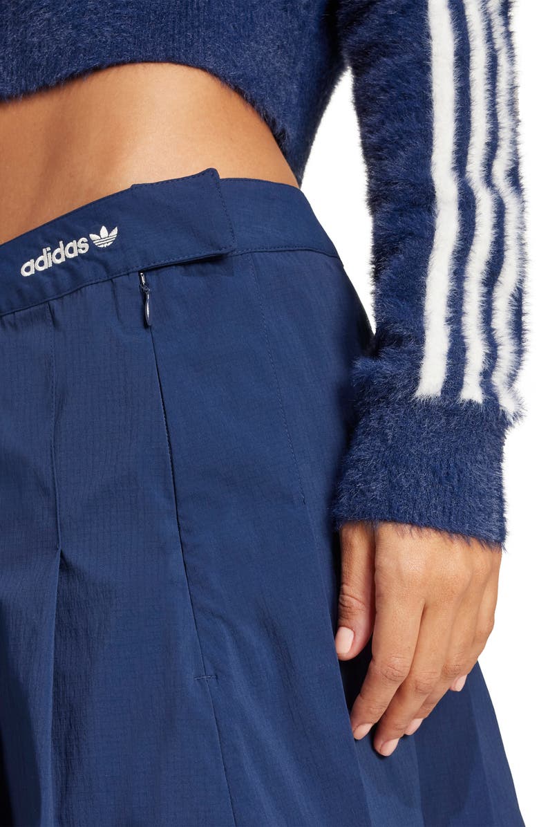 adidas Pleated Skirt, Alternate, color, Night Indigo