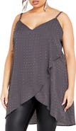 City Chic Stud High/Low Camisole
