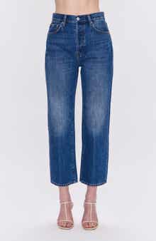 Pistola Cassie High Waist Crop Jeans