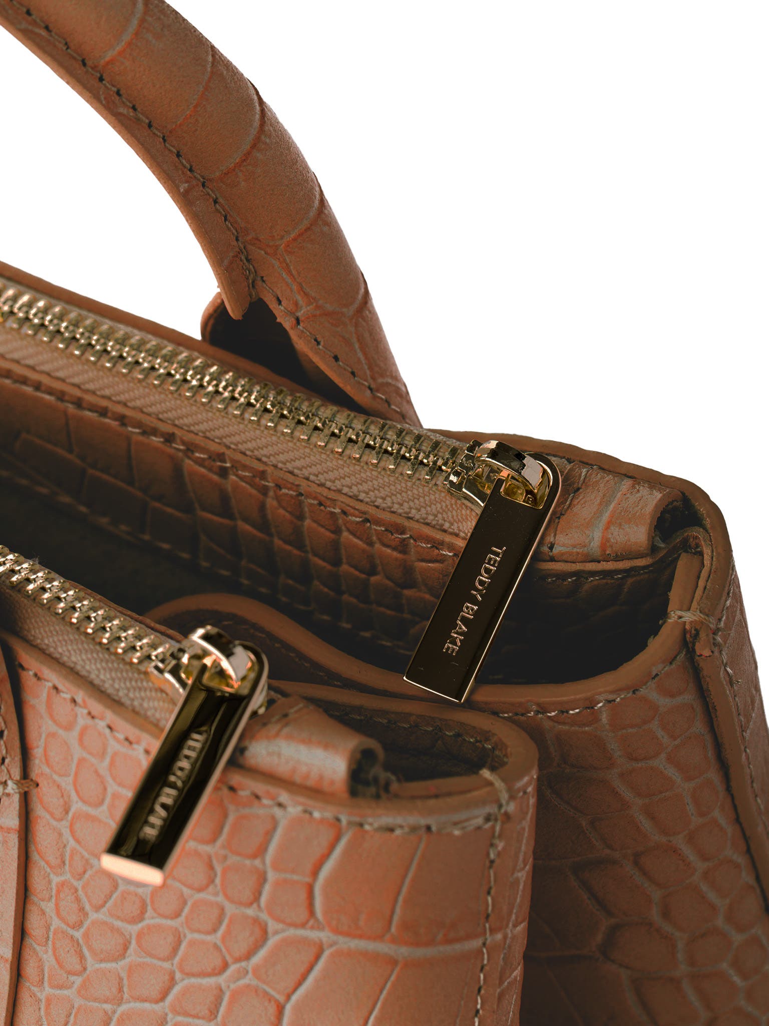 Teddy Blake Bella Croco 12", Alternate, color, Camel Brown