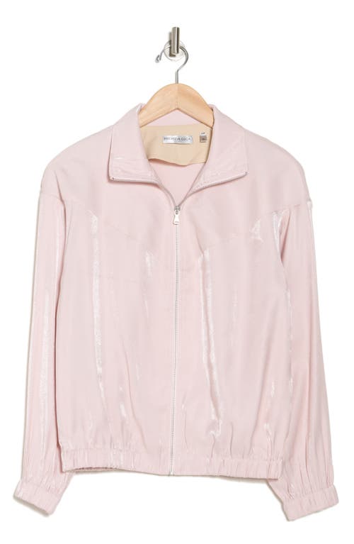 Patrizia Luca Exposed Zip Jacket In Pink
