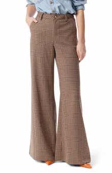 DO by Dee Ocleppo Tabitha Plaid Wide Leg Pants