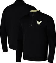 COLOSSEUM Men's Colosseum Black Vanderbilt Commodores Tortugas Quarter-Zip Sweatshirt