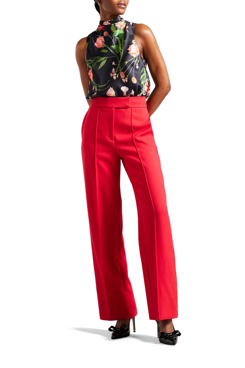 Raeven Floral Sleeveless Top, Alternate, color, BLACK