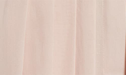 Akris Long Sleeve Cotton Voile Belted Shirtdress In Pale Pink