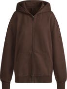 SKIMS Boxy Zip-Up Fleece Hoodie
