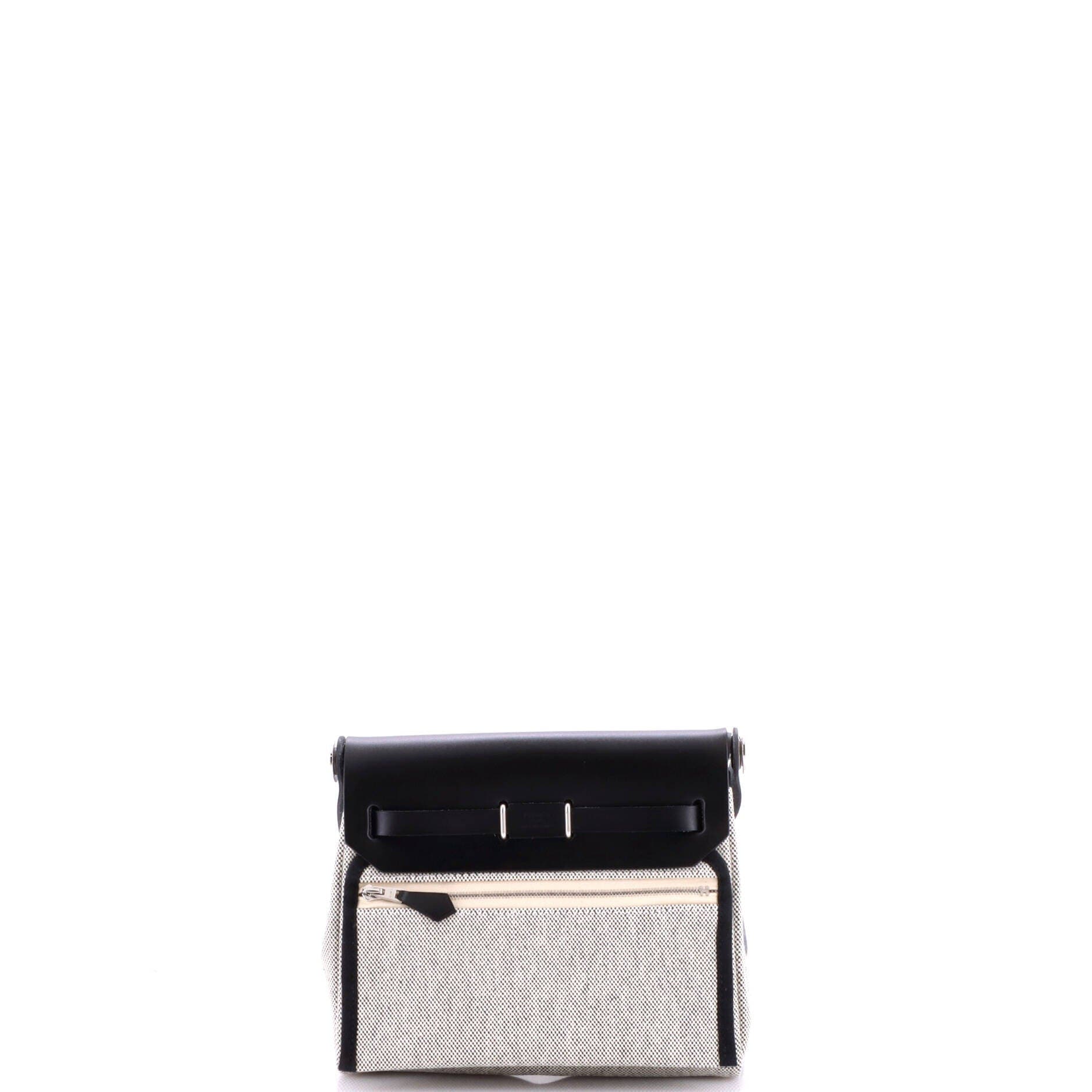 Herbag Zip Toile and Leather 20, Alternate, color, Black