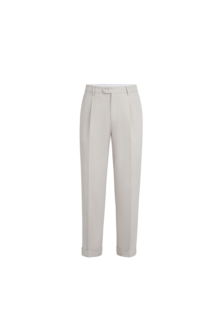 Gabardine garment dyed trousers, Alternate, color, Panama