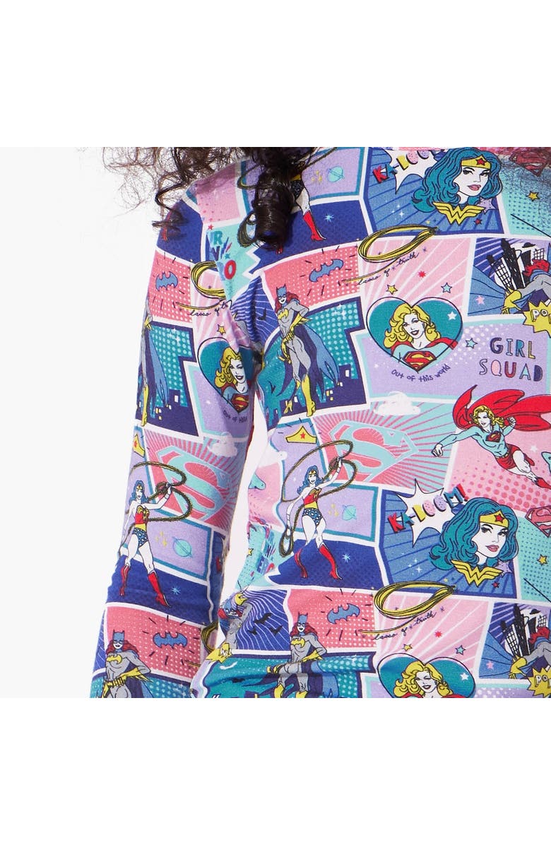 Bellabu Bear Kids' Justice Heroines Set of 2 Piece Pajamas, Alternate, color, Justice Heroines